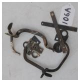 Victorian cast thumb latches