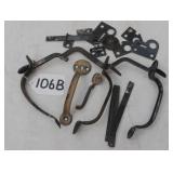 Victorian cast thumb latches