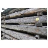 Oak barn beams