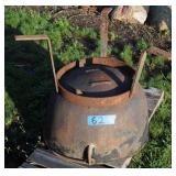 tripod & iron kettle