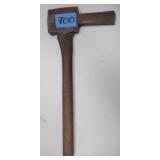 signed Brady mortise ax