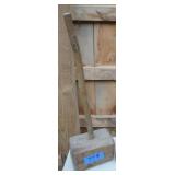 wooden mallet