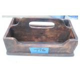 wooden carpenters tool tote