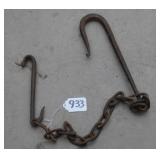 hand forged kettle hook