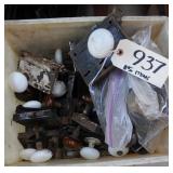 Victorian cast box locks, 15 pieces