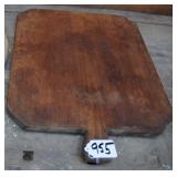 wooden bread baking board