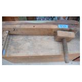 wooden carpenters vise