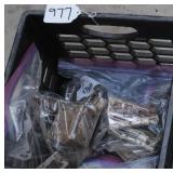 butt hinges, 5 bags with matches in each bag