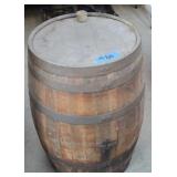 wooden barrel