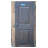 wooden door, 18th century, 2 panel