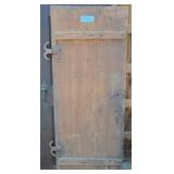 wooden door, 18th century, 27" wide bottom