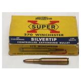 box of Western Super X .270 Win. vintage