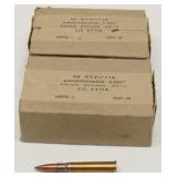(2) 48 round boxes of .303 British Greek mil.