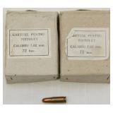(2) boxes 72 rounds per box CARTUSE PENTRU