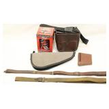 flat lot - U.S. WWI sling, SuperX marked recoil