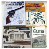 (4) books - "Guns recognition guide" by Ian Hogg &