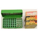 (2) boxes .220 Swift primed cases, 1 box .220