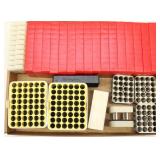 25 assorted plastic ammo trays, various styles