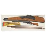 Daisy No. 102 model 36 air rifle, rifle bag, KMart