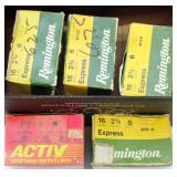 (4.5) boxes full 16 ga. 2.75" shotgun shells,