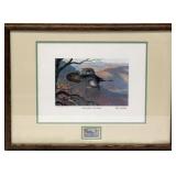 1985 Wild Turkey Stamp Print "Royal Domain" by