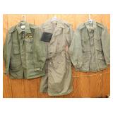 lot of military clothing mostly jackets