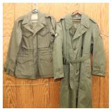 lot of military clothing mostly jackets