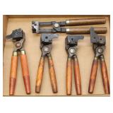 flat lot 5 asstd bullet moulds, Ideal 575 213,