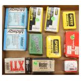 flat lot asstd bullets in open boxes