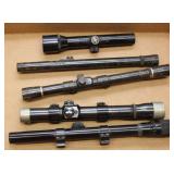 flat lot 5 asstd rifle scopes, Weaver V22-A,