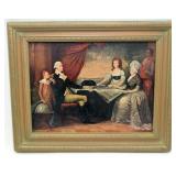 Savage recreation of "The Washington Family"