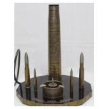 trench art lamp from DD889 USS O