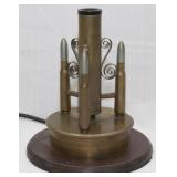 WW2 USN trench art lamp