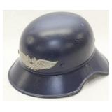 Luftschutz helmet modern liner dark blue paint