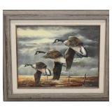 John F. Pritko original Geese Coming in for