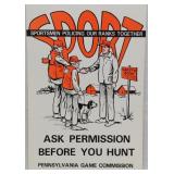 "Ask Permission Before You Hunt" PA Game