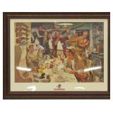 Winchester Breakfast at Camp pring in frame,