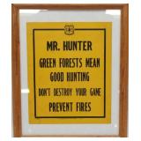 1967 "Mr. Hunter Green Forests Mean Good Hunting
