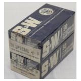 (2) boxes Smith & Wesson .38 Special +P