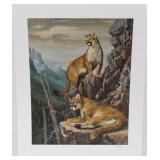 "High Country Cats" by RC Kray signed print,