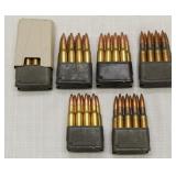(6) En-Bloc clip, 8 rounds per, .30-06 Sprg