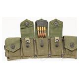 US canvas En-Bloc carrier belt containing 5 full