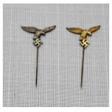 (2) Luftwaffe stick pins