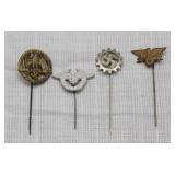 lot of 4 WW2 German stick pins