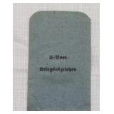 Schwerin U boat badge packet submarine