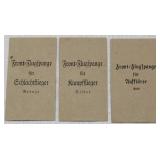 (3) packets for Luftwaffe clasps badges