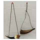 2 powder horns