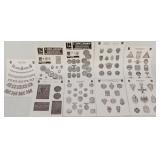 L. Chr. Lauer badges catalog pages, lot of 9