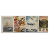 lto of 4 telegraphed folders, Nazi themed