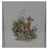 Fawn by Ned Smith signed print, 1943/2500,